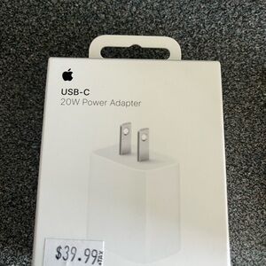 Apple 20W USB-C Power Adapter – Fast Charging Wall Charger – Brand New Sealed